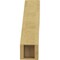 Ekena Millwork 5-inch W x 14-inch D x 18-inch H Geneva Rough Cedar Woodgrain TimberThane Knee Brace, Primed BRCUR05X14X18GNVRCPR - alternate 6